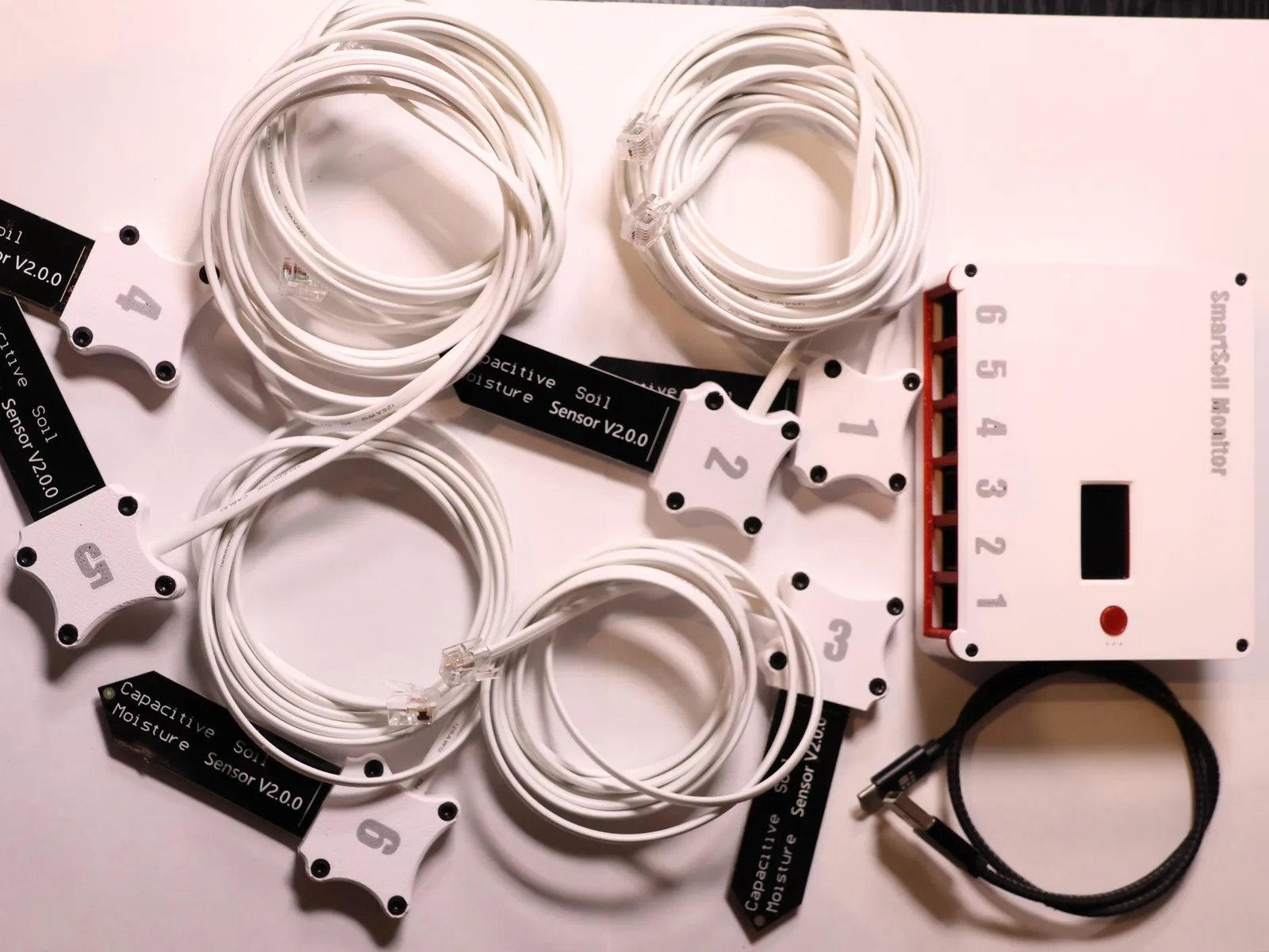 6-Probe WiFi Soil Moisture Monitor
